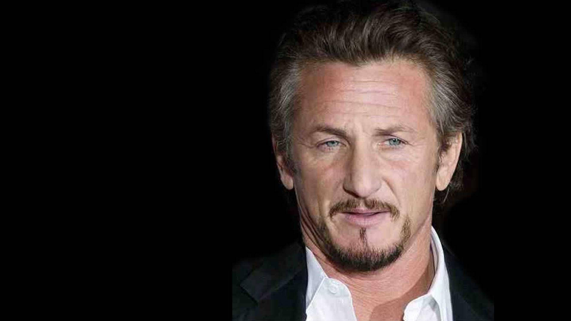 Sean Penn American Actor Portrait Background