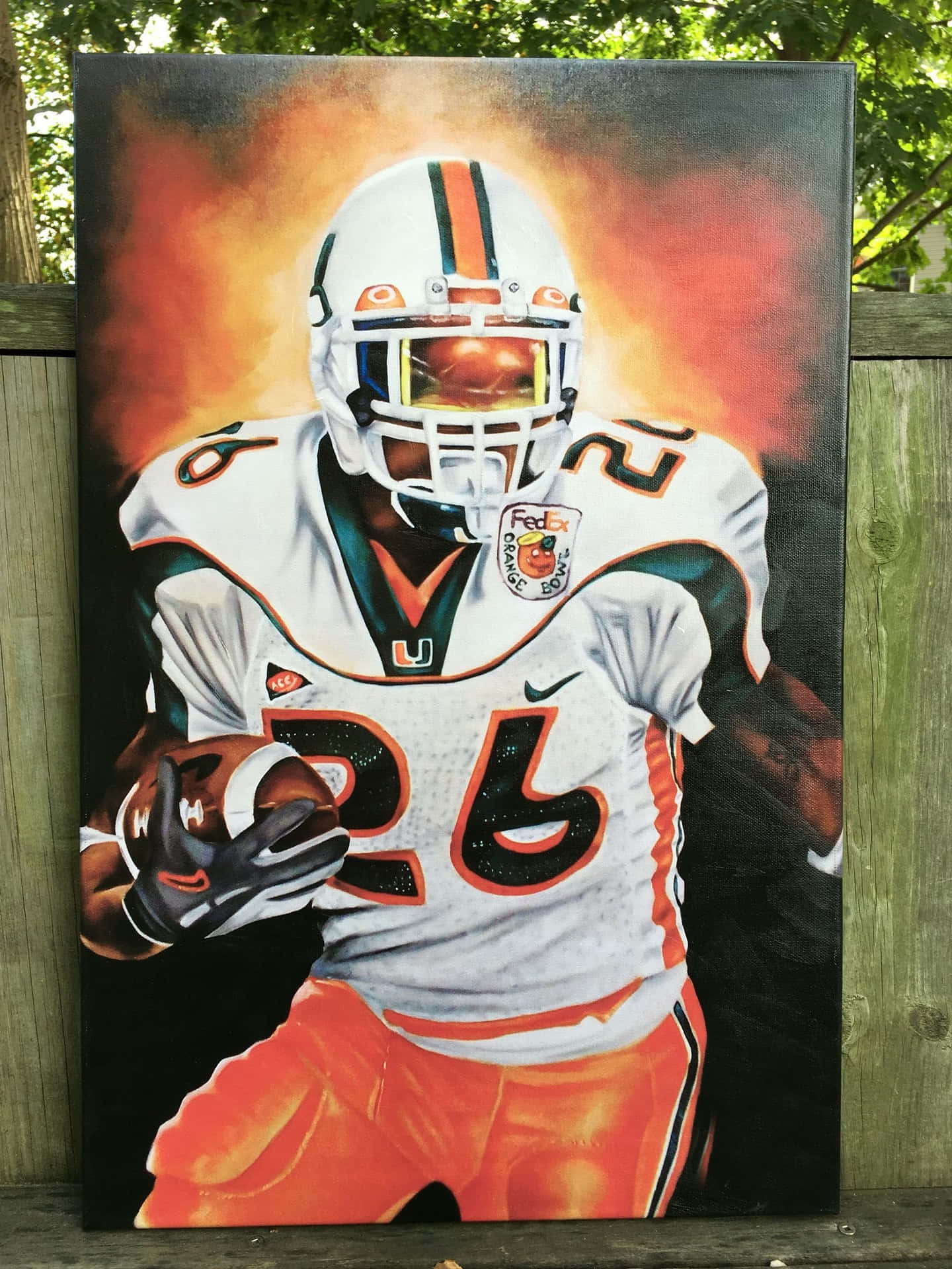 Sean Taylor Painting Fanart Background