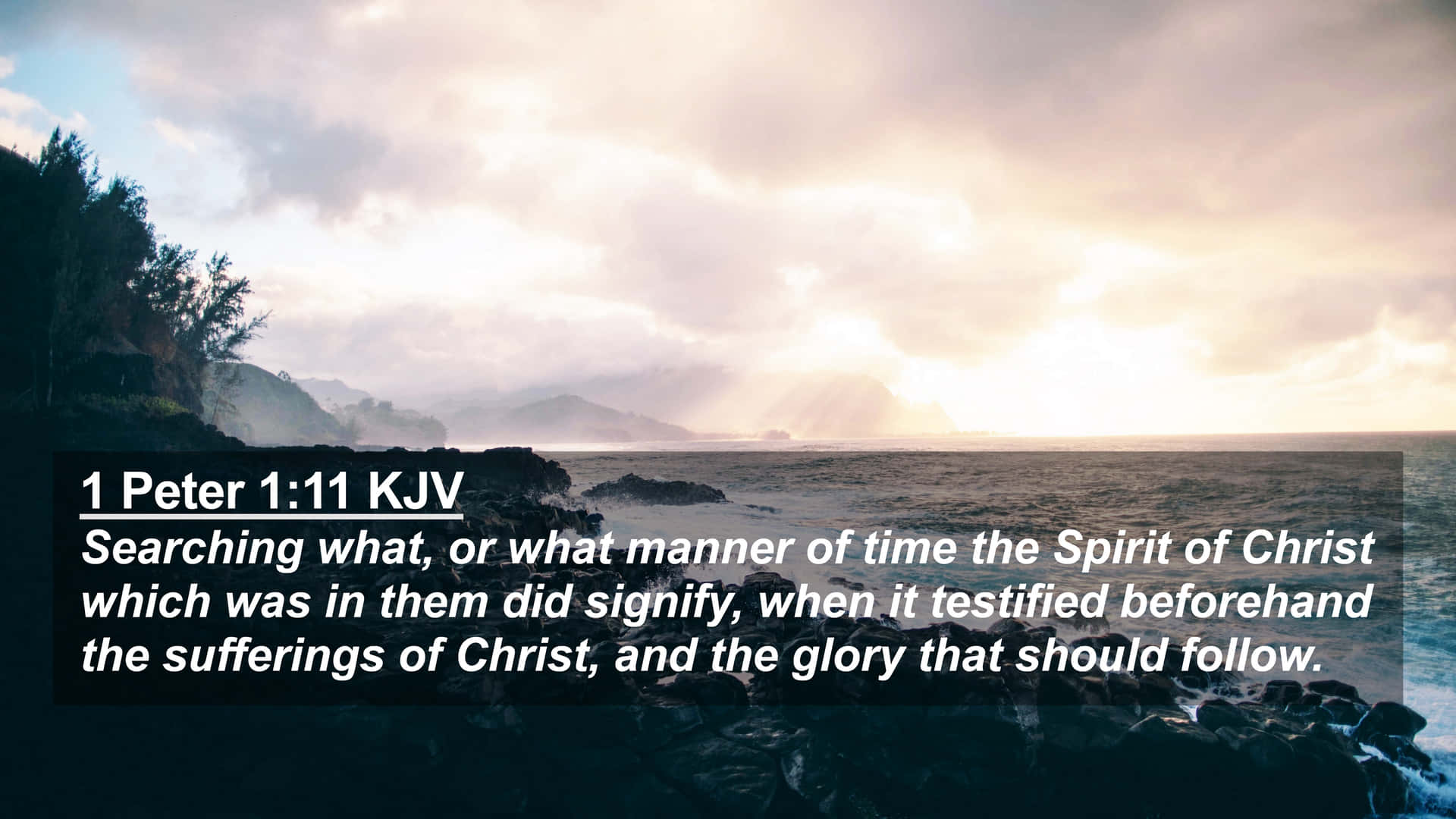 Searching Clouds Bible Verse