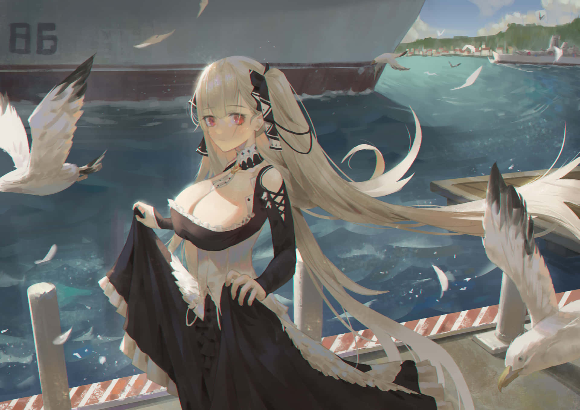 Seaside Maiden Formidable Background
