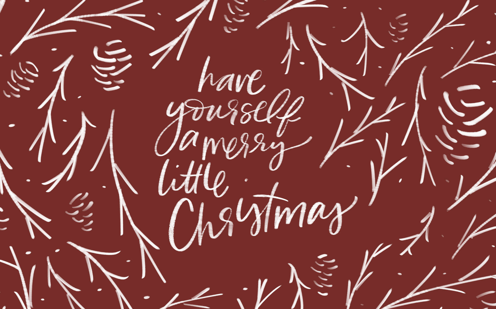 Season's Greetings Christmas Aesthetic Background