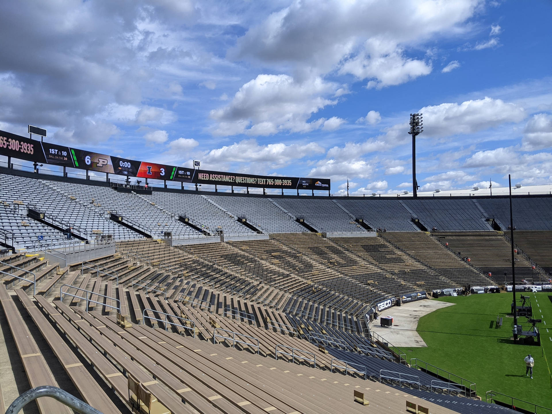 Seats At Ross-ade Stadium Purdue University Background