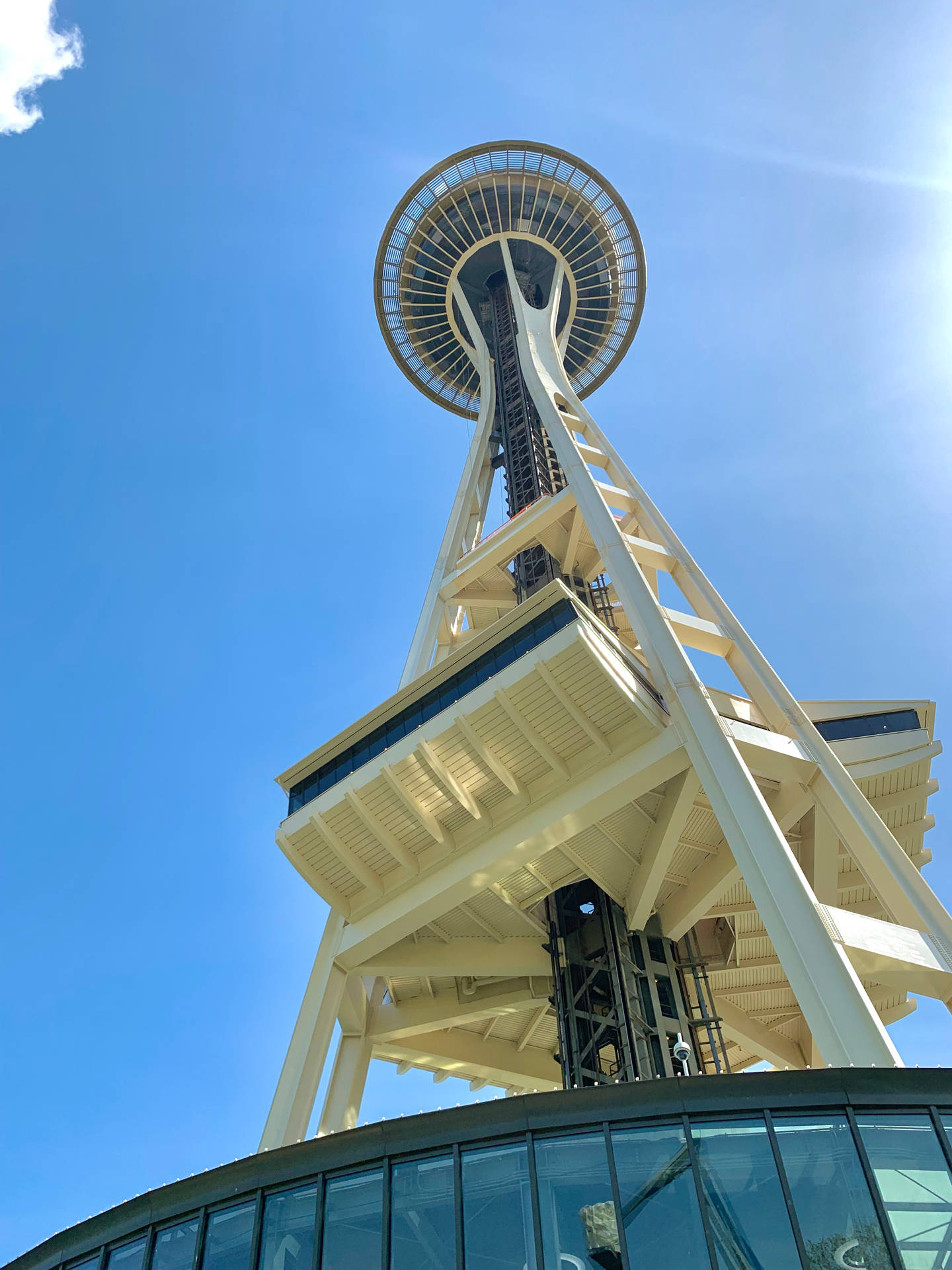 Seattle Iphone Space Needle Tower Background