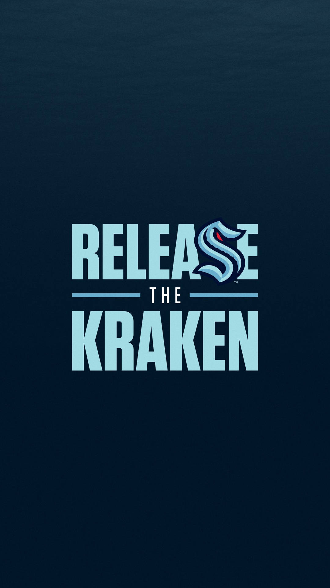 Seattle Kraken Blue Poster Background