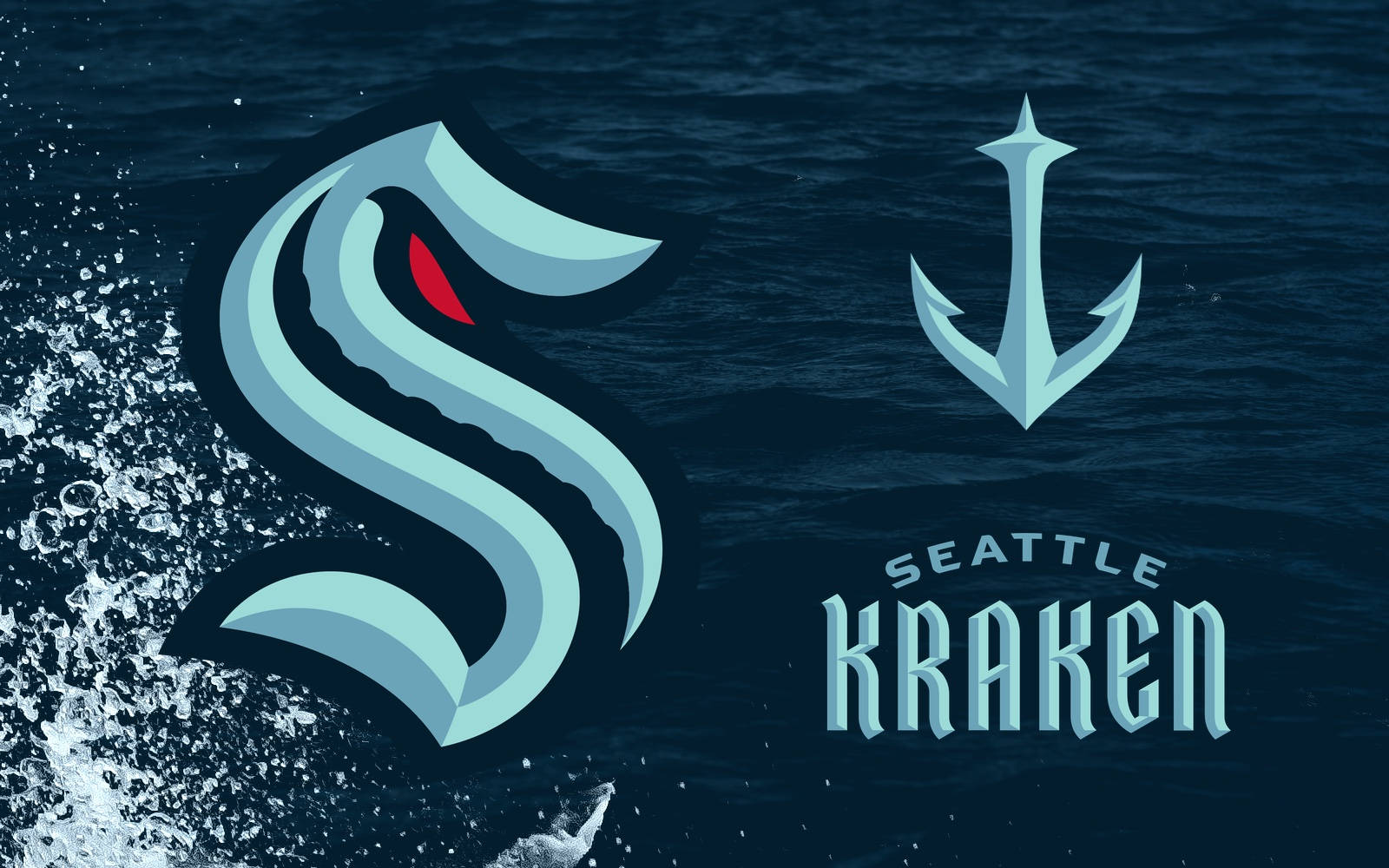 Seattle Kraken Logo Collection Background