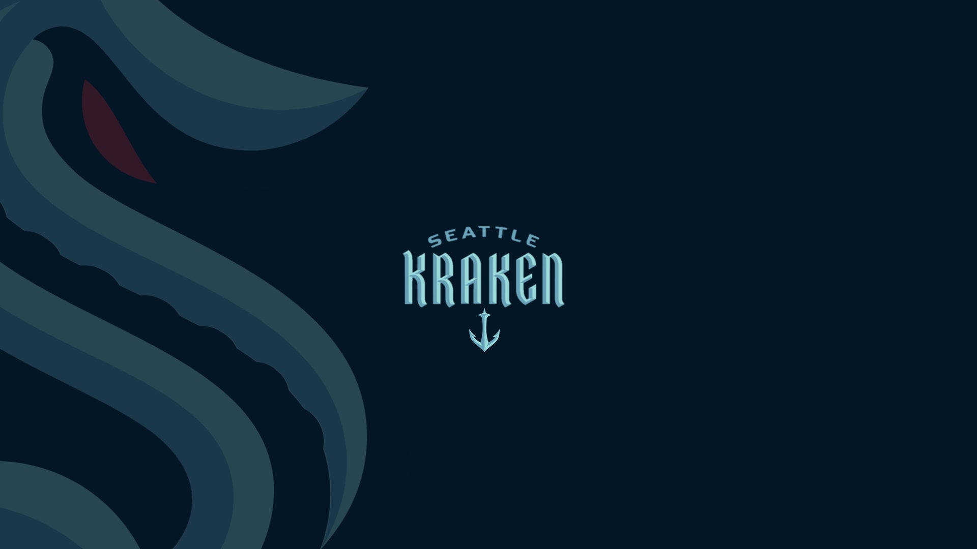 Seattle Kraken Minimalist Logo Background