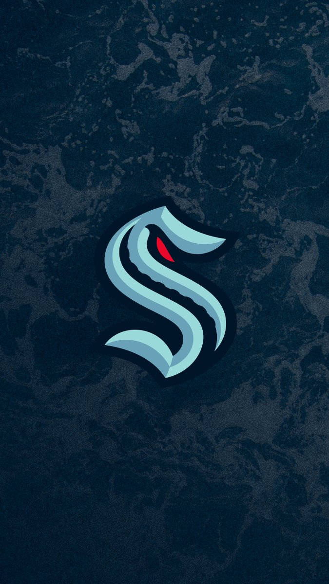 Seattle Kraken S Letter Logo Background