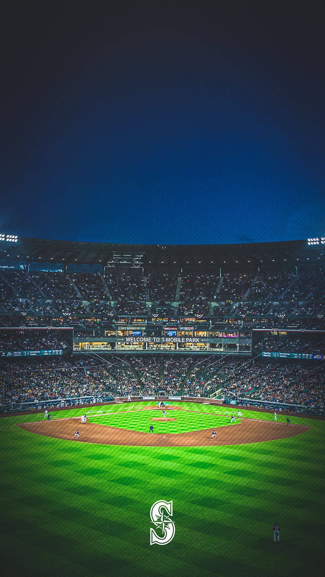 Seattle Mariners Baseball Field Background