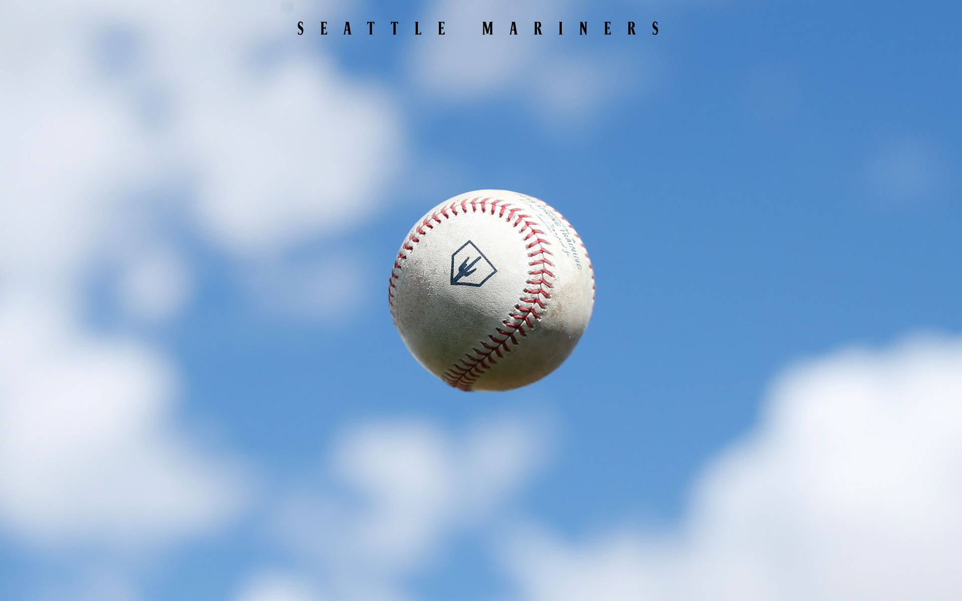 Seattle Mariners Baseball In Air Background