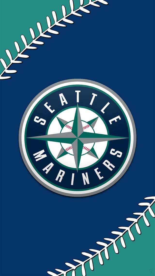 Seattle Mariners Baseball Stitch Logo Background