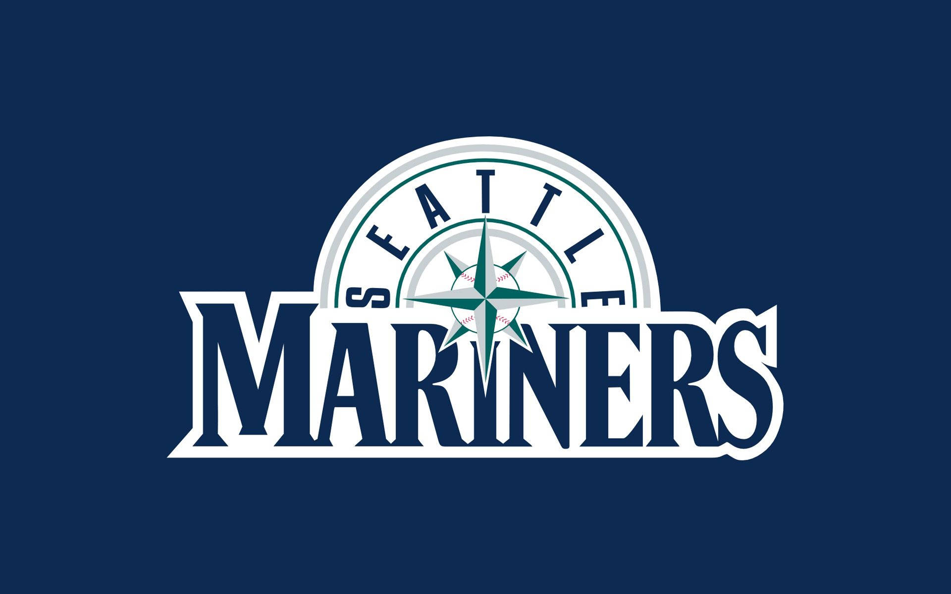 Seattle Mariners In Navy Blue Background
