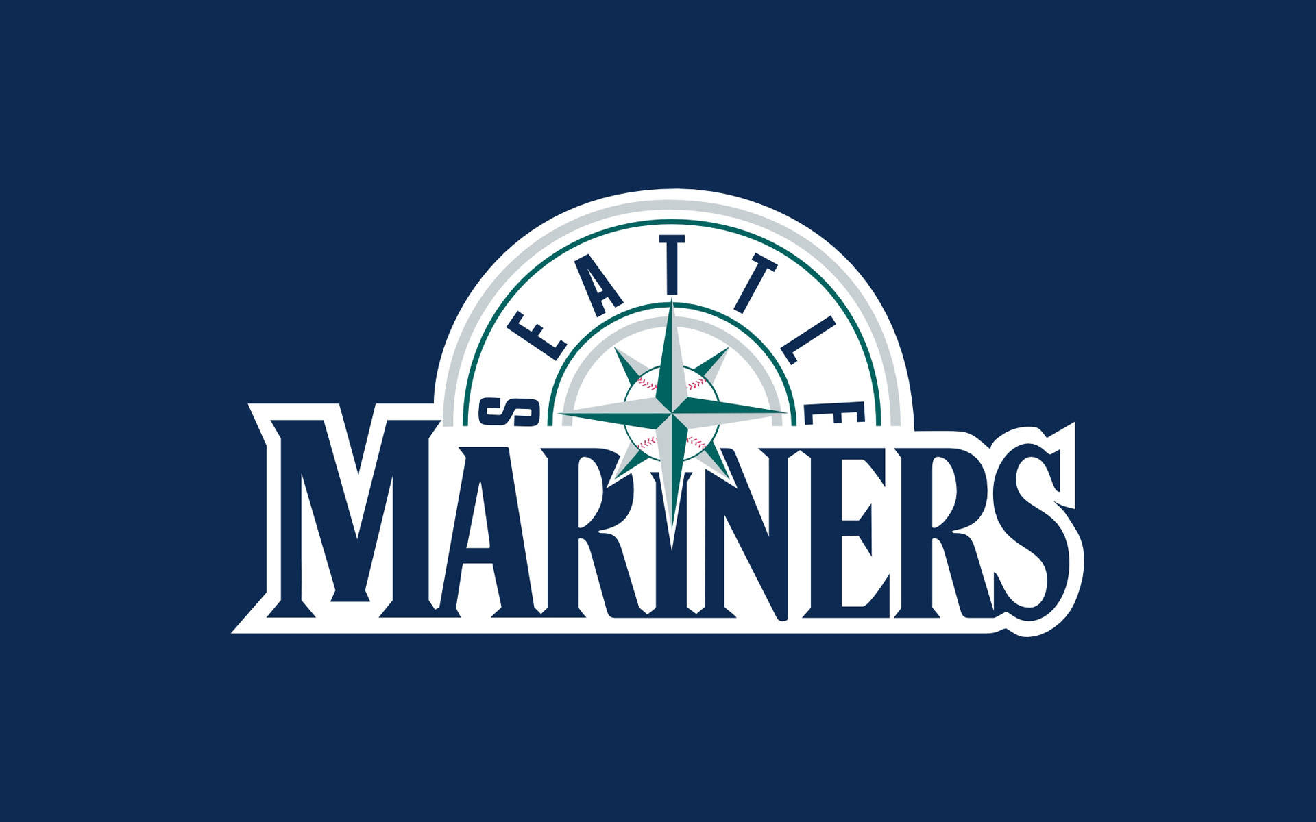 Seattle Mariners Large Text Background
