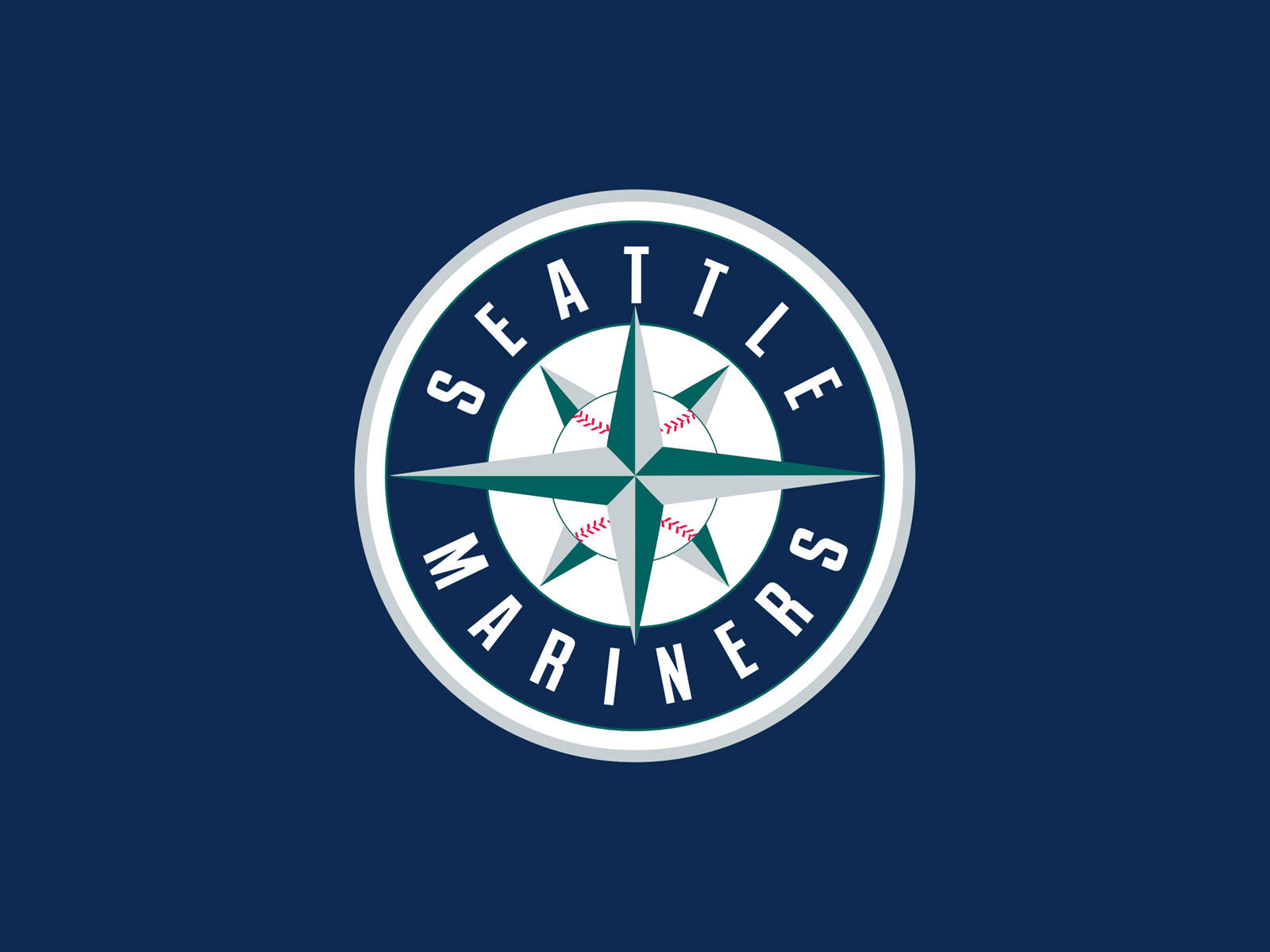 Seattle Mariners Logo Dark Blue Background