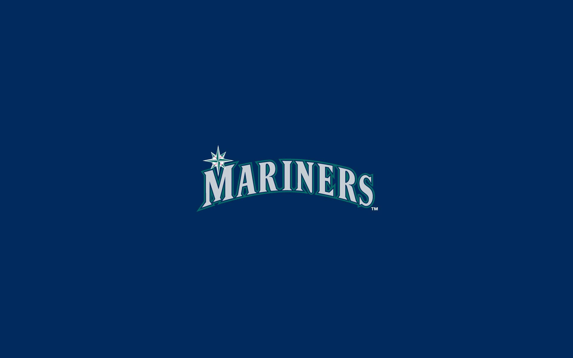 Seattle Mariners Minimalist Lettering Logo Background