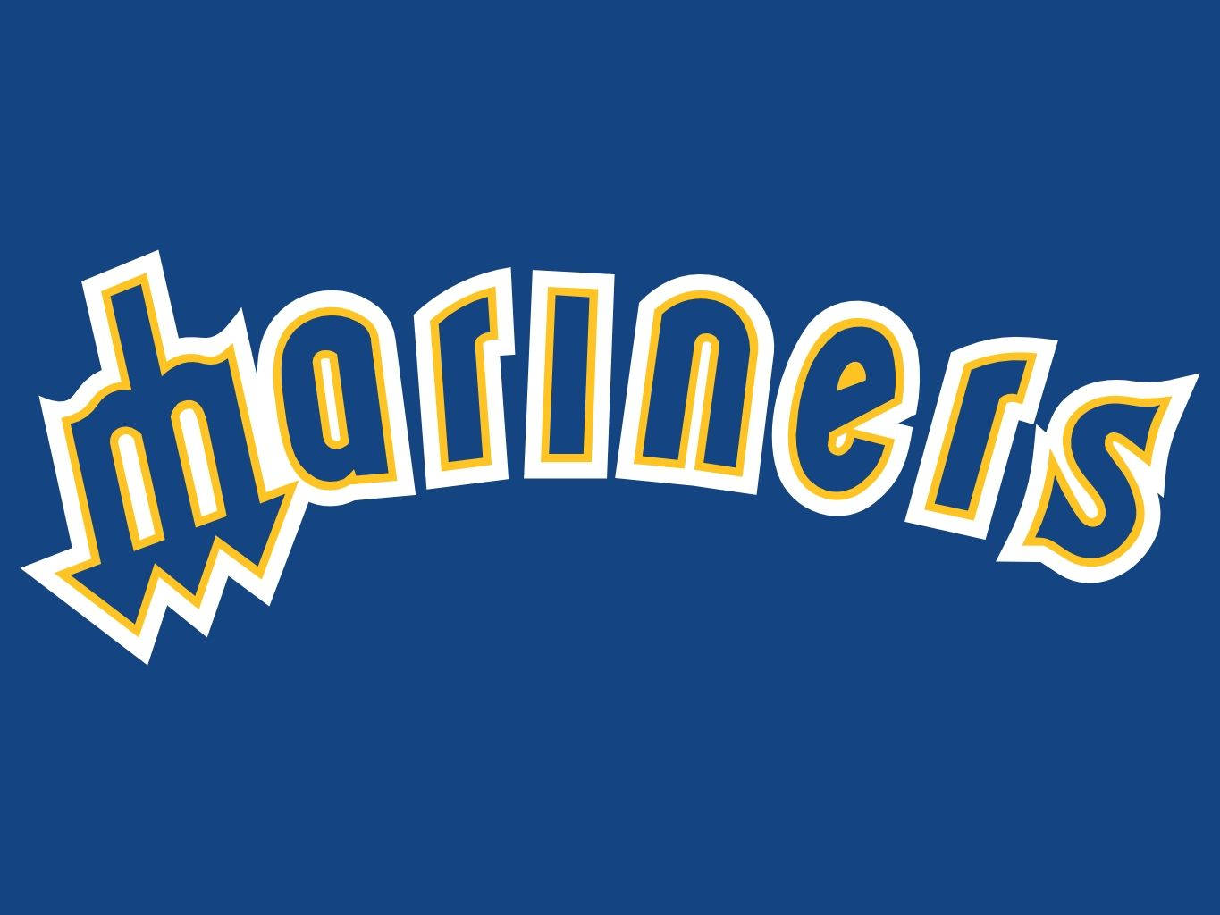 Seattle Mariners Trident M Letter Background
