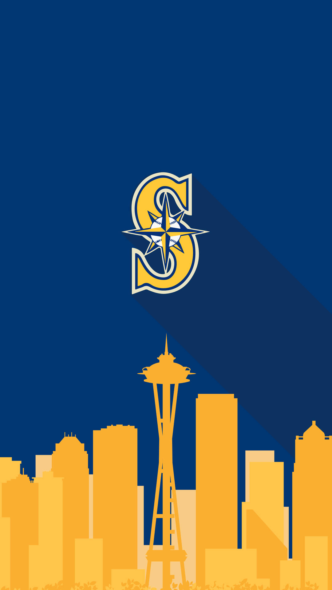 Seattle Mariners Vector Art Logo Background