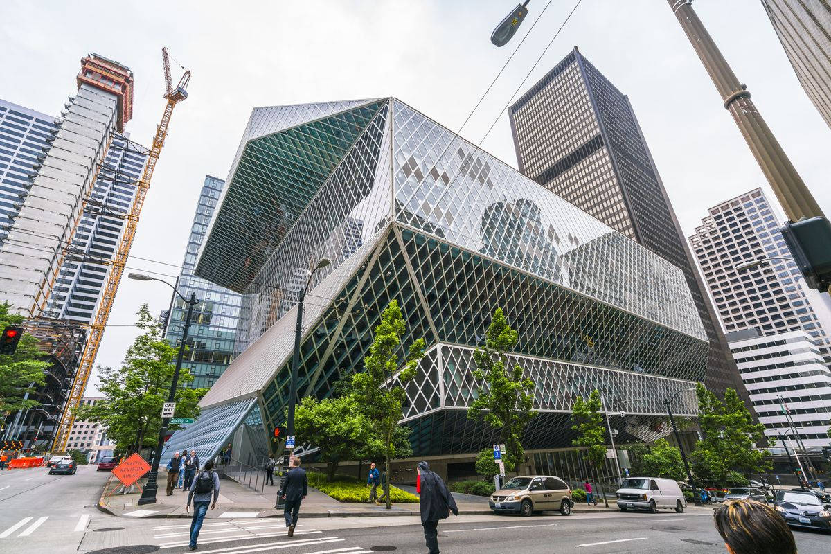 Seattle Public Library In The United States Background