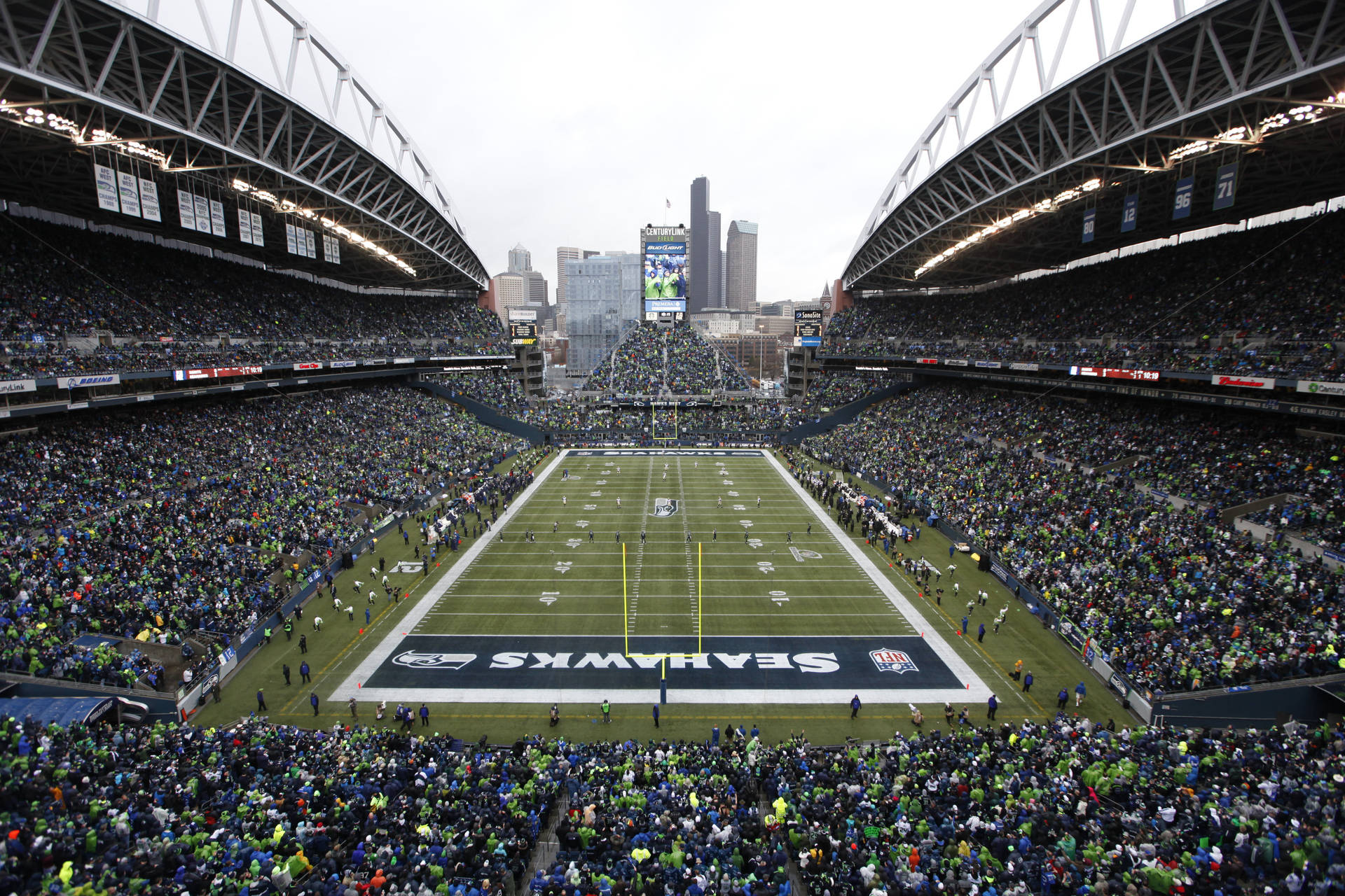Seattle Seahawks Lumen Field Crowd Background