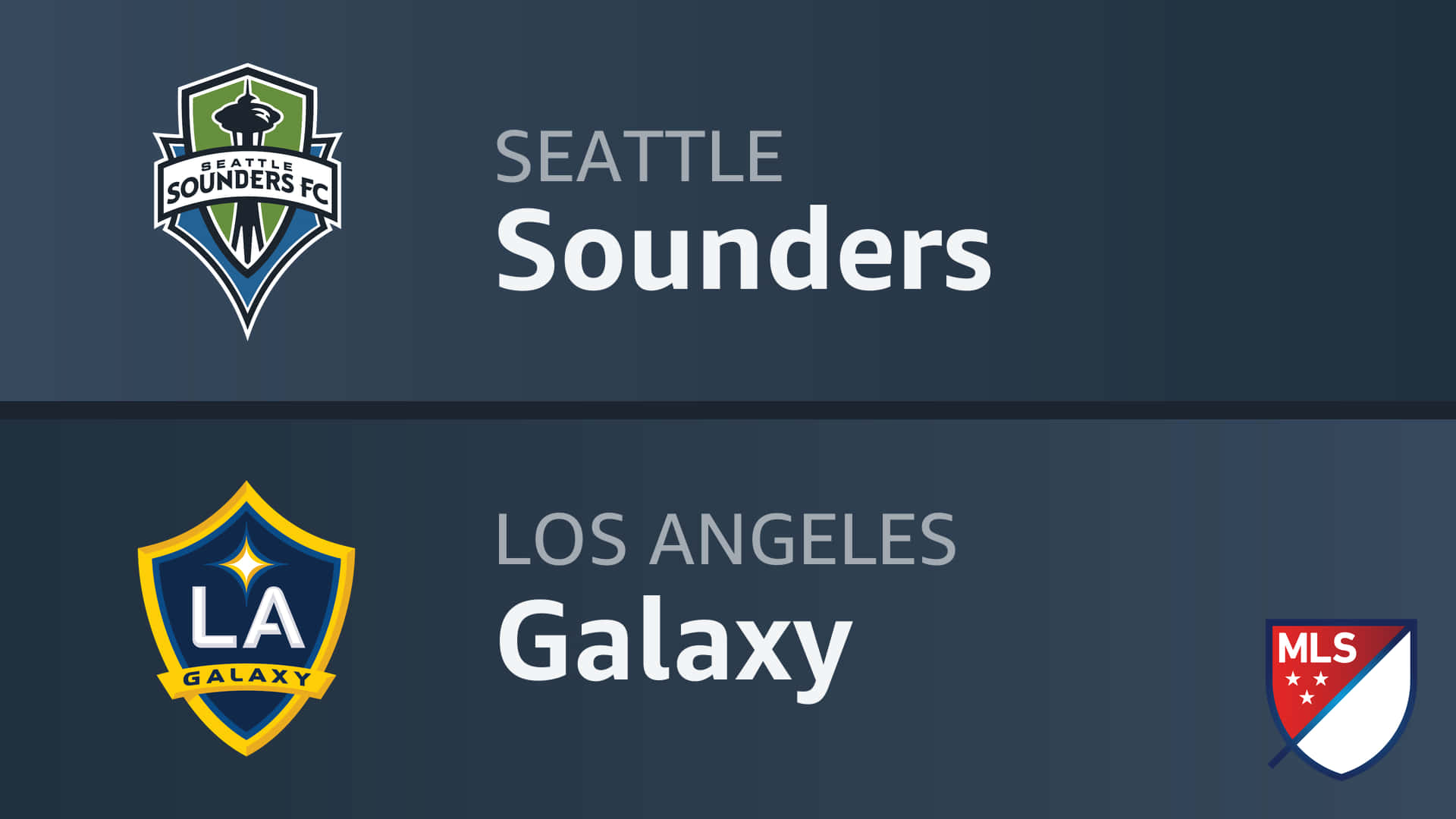 Seattle Sounders Fc And L.a. Galaxy Background