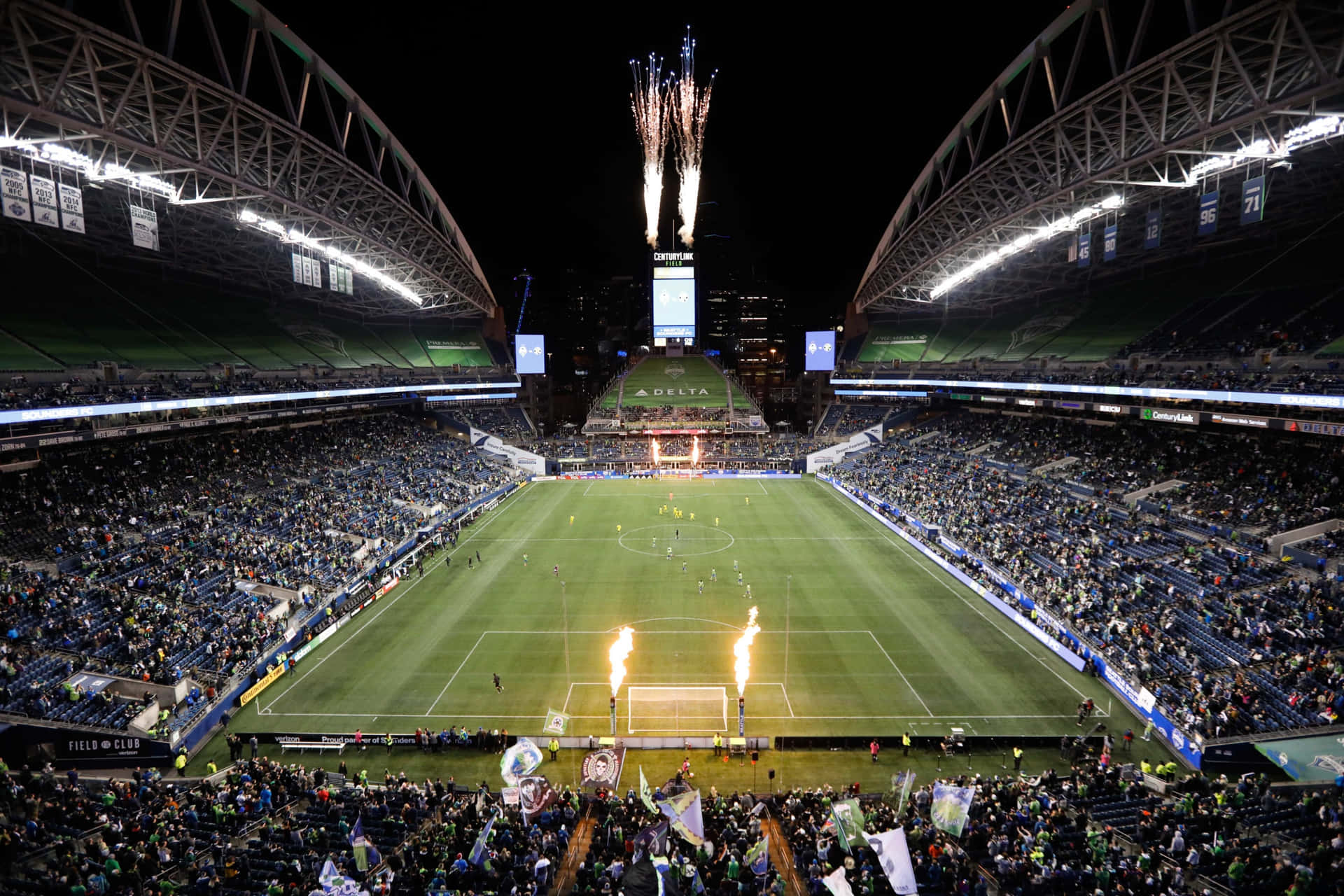 Seattle Sounders Fc Lumen Field Arena Background