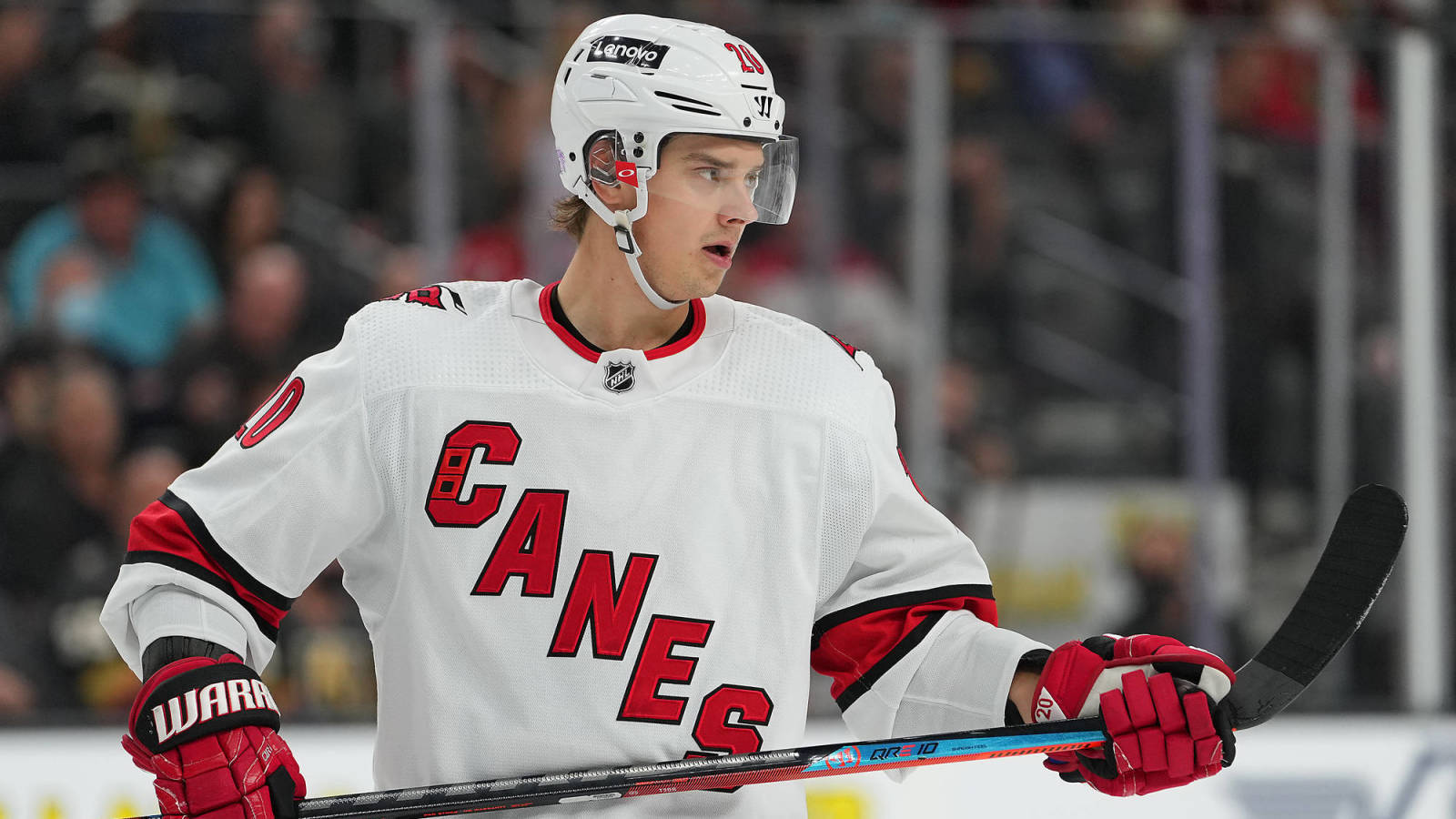 Sebastian Aho Alternate Captain For Carolina Hurricanes Background