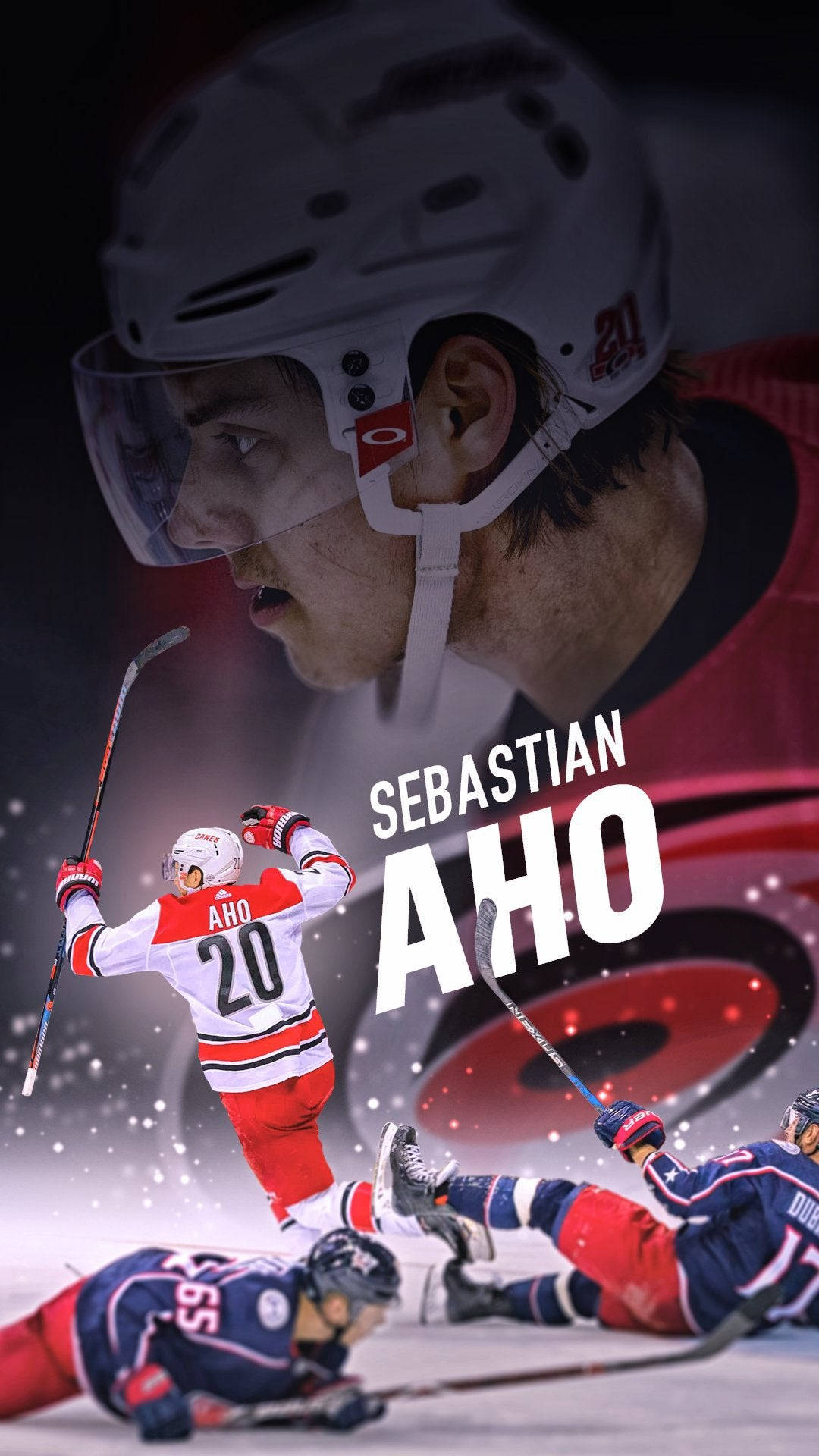 Sebastian Aho Digital Art Background