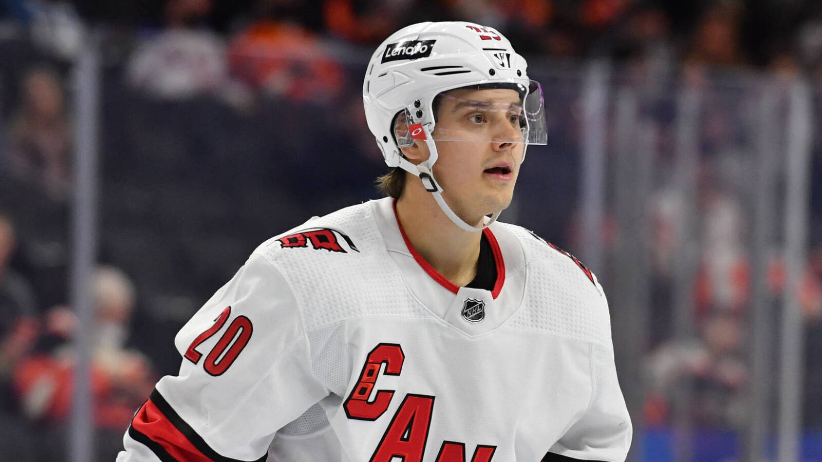 Sebastian Aho Professional Ice Hockey Player Background