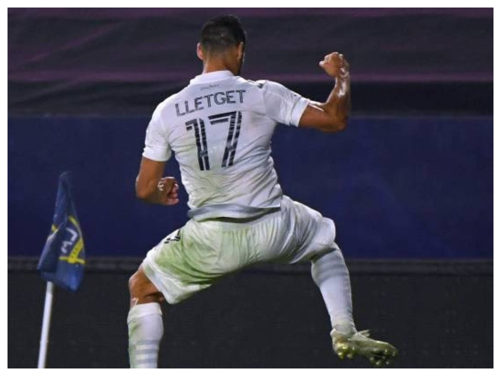 Sebastian Lletget Celebrating Pose