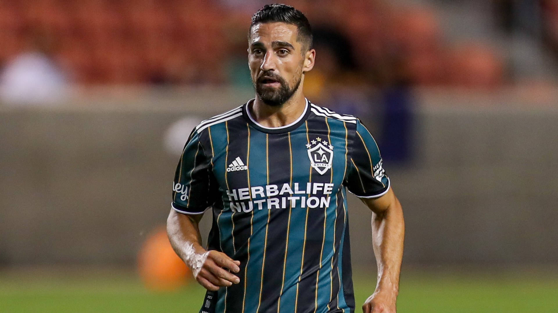 Sebastian Lletget In La Galaxy Jersey