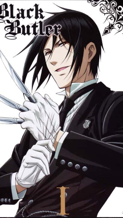 Sebastian Michaelis In Elegant Attire Background