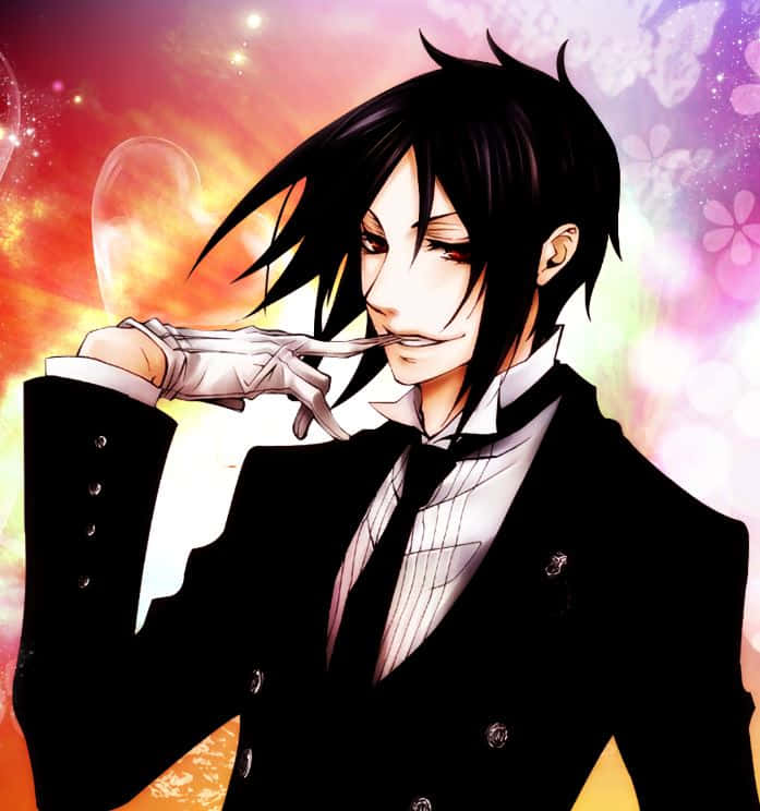 Sebastian Michaelis, The Demon Butler From Black Butler Series Background