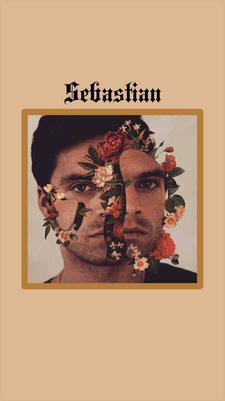 Sebastian Stan Flower Aesthetic Background