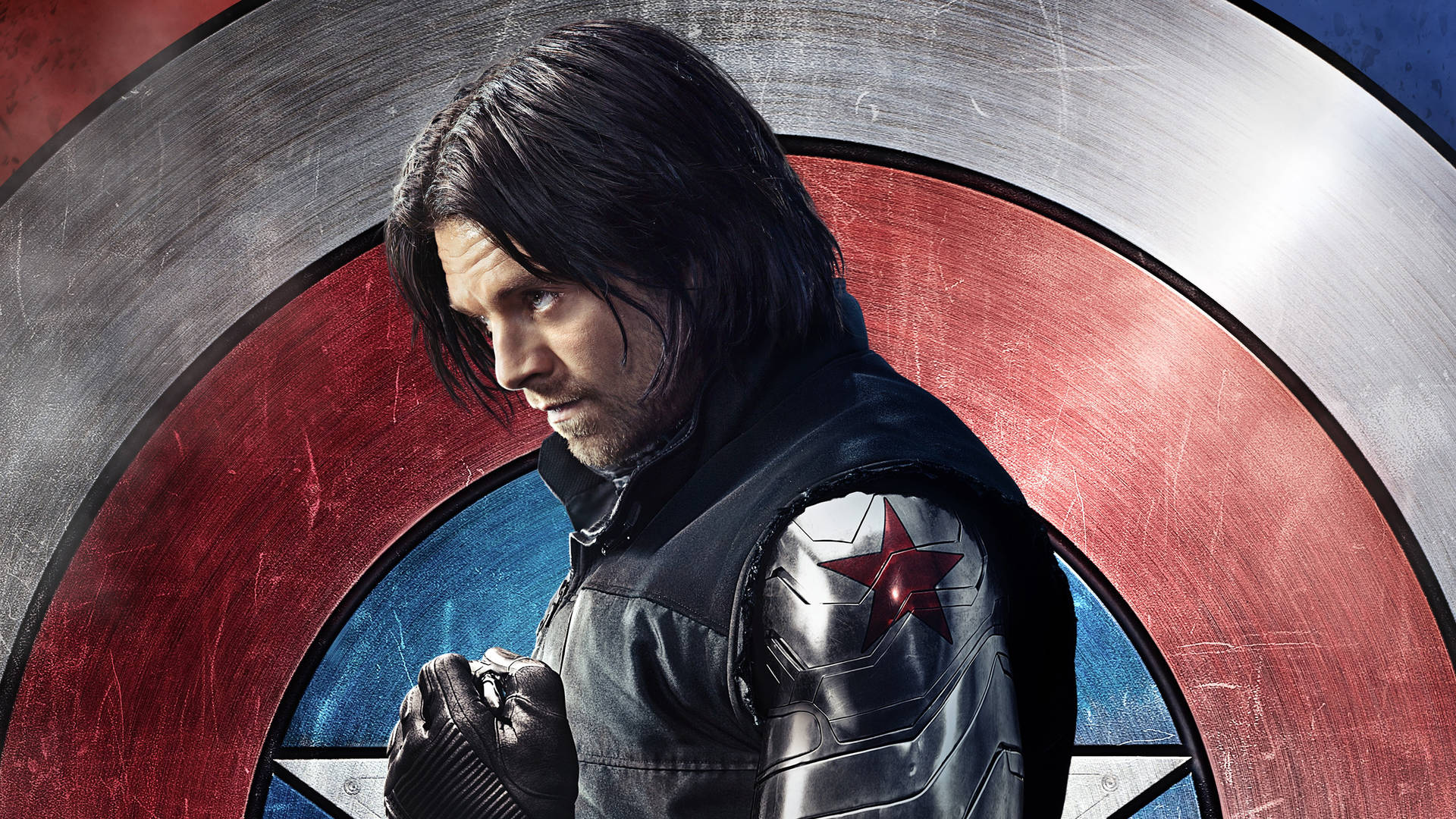 Sebastian Stan Winter Soldier Poster Background