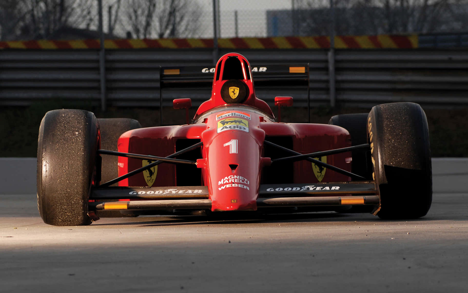 Sebastian Vettel Pilots The Ferrari F1 Team Background