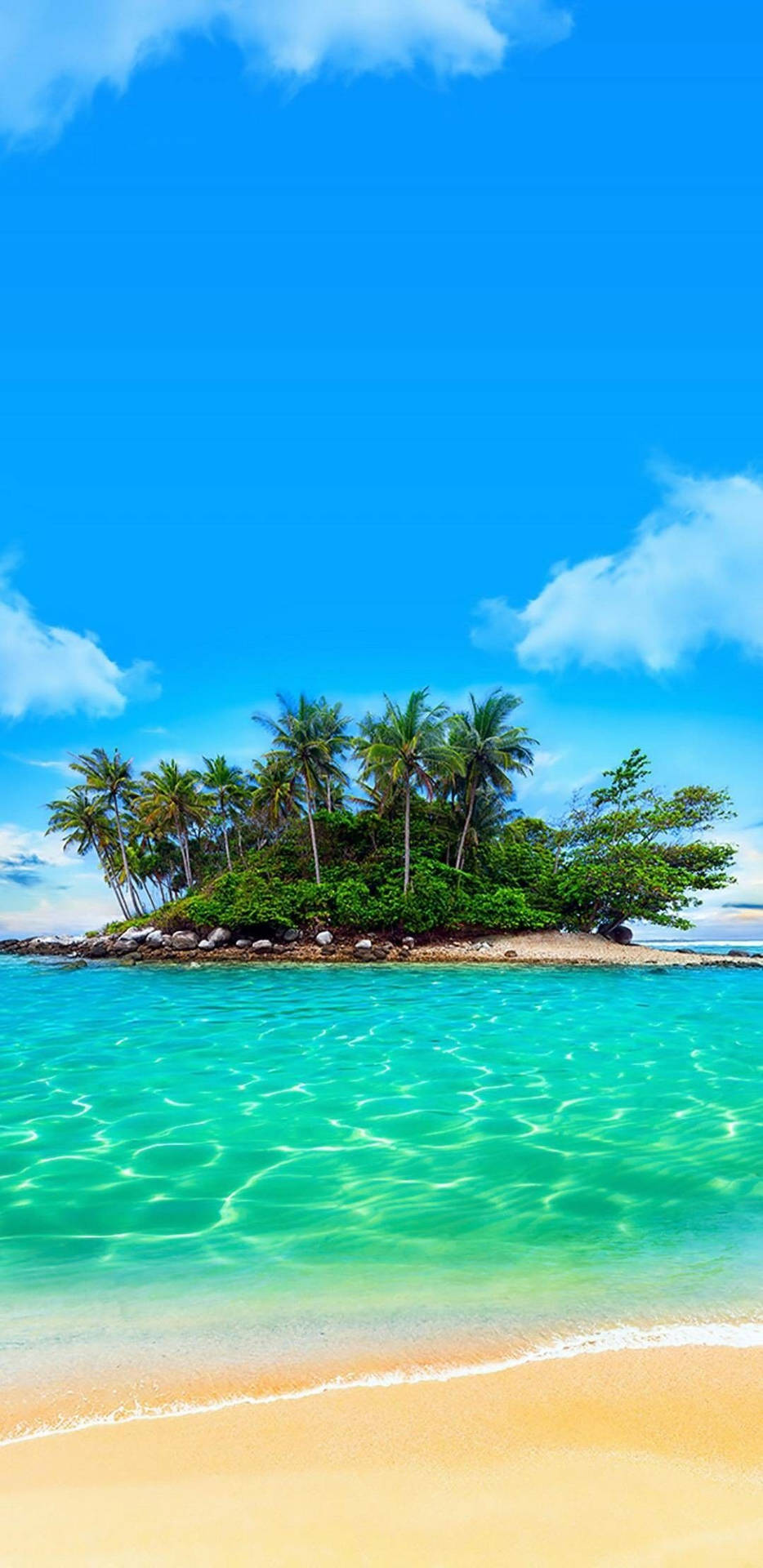 Secluded Island Background