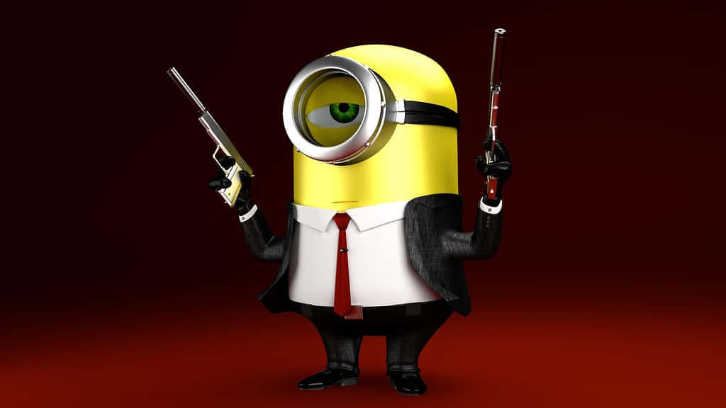 Secret Agent Minion Pfp Background
