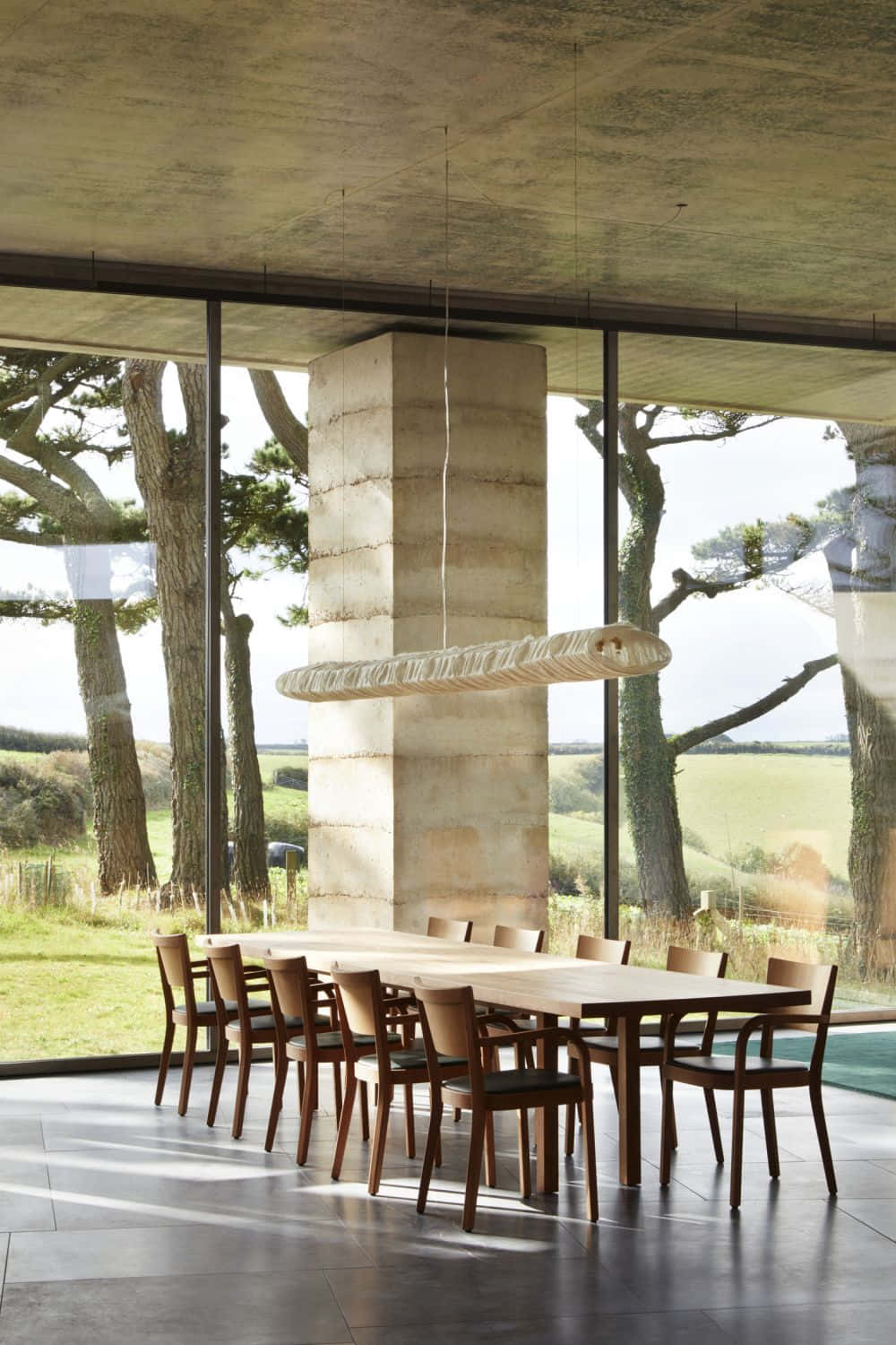 Secular Retreat Dining Area Background