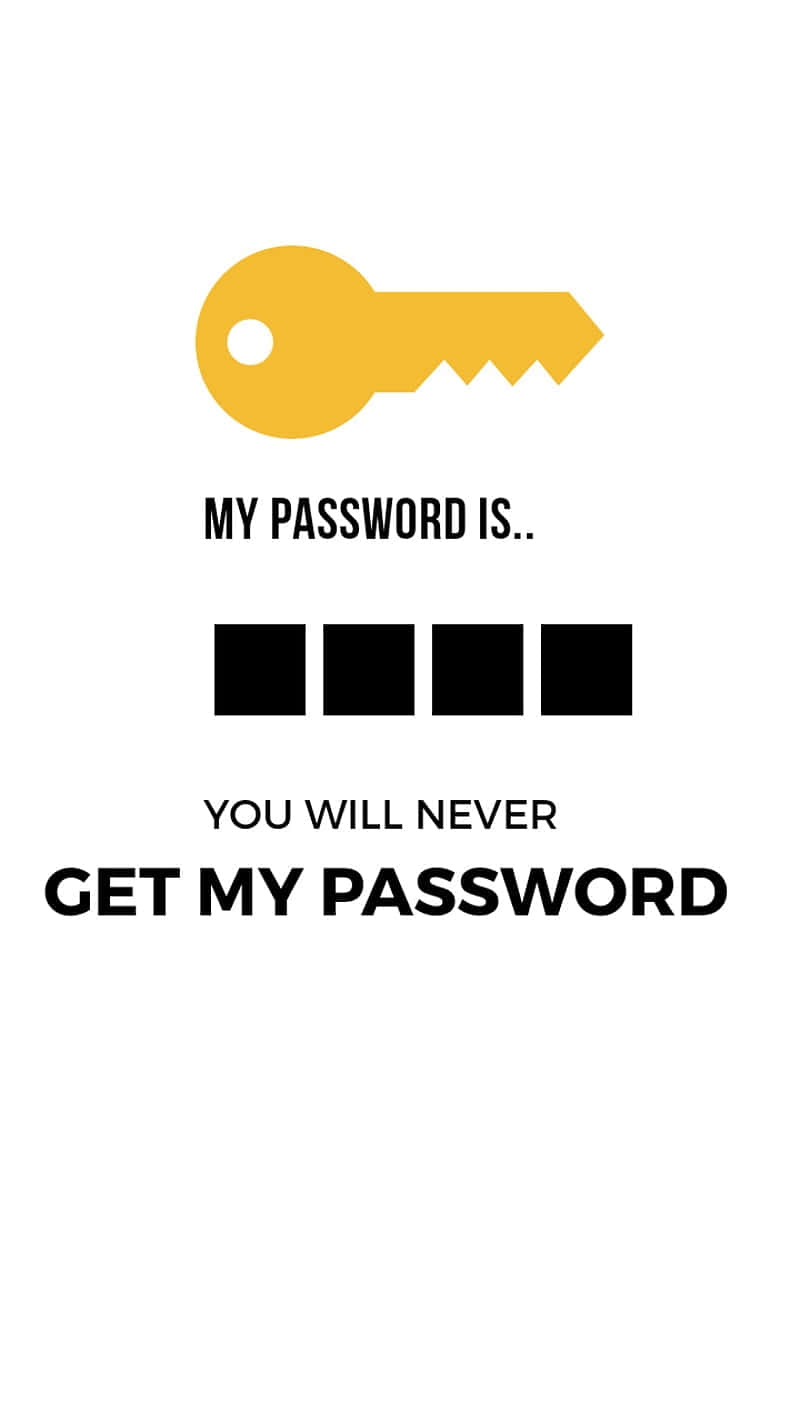 Secure Password Concept Illustration Background