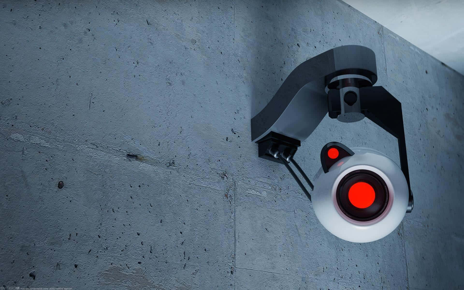 Security Camera With Red Light