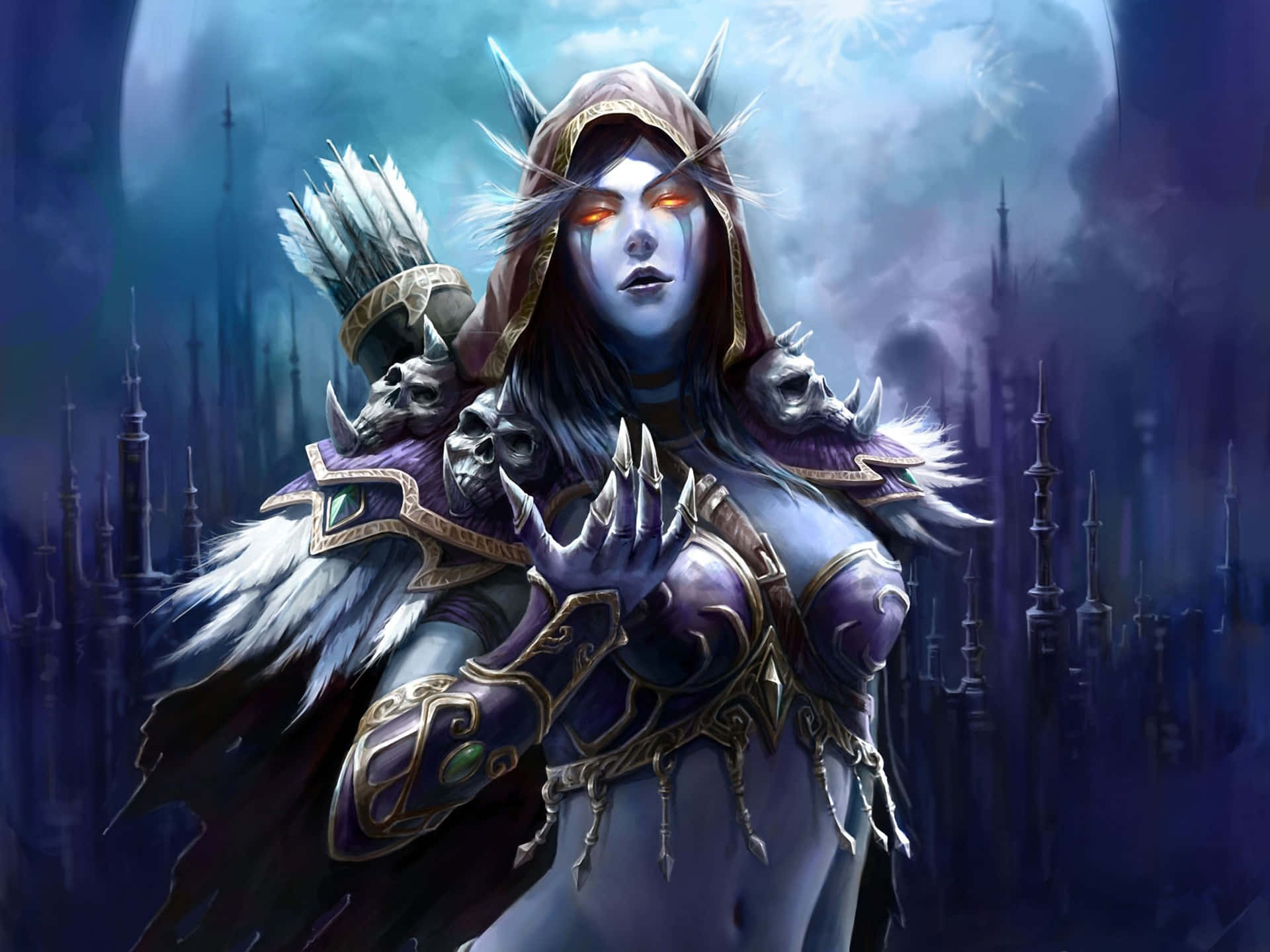 Seductive Sylvanas Windrunner Desktop Background