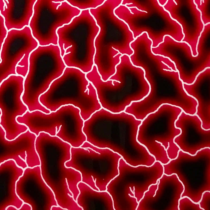 See The Fire Of The Night Sky, The Red Lightning Background