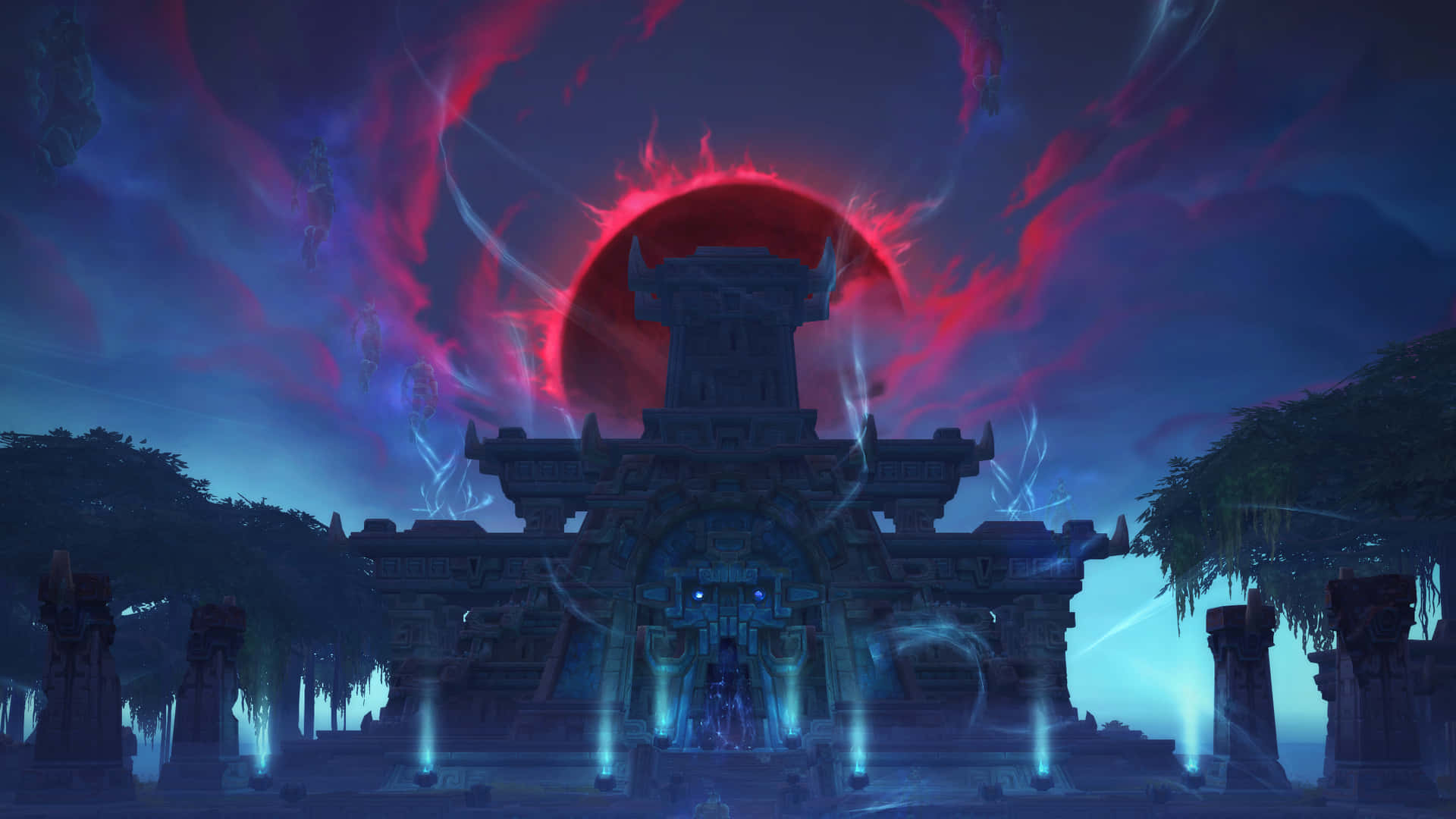 See The Shadowlands In World Of Warcraft Background