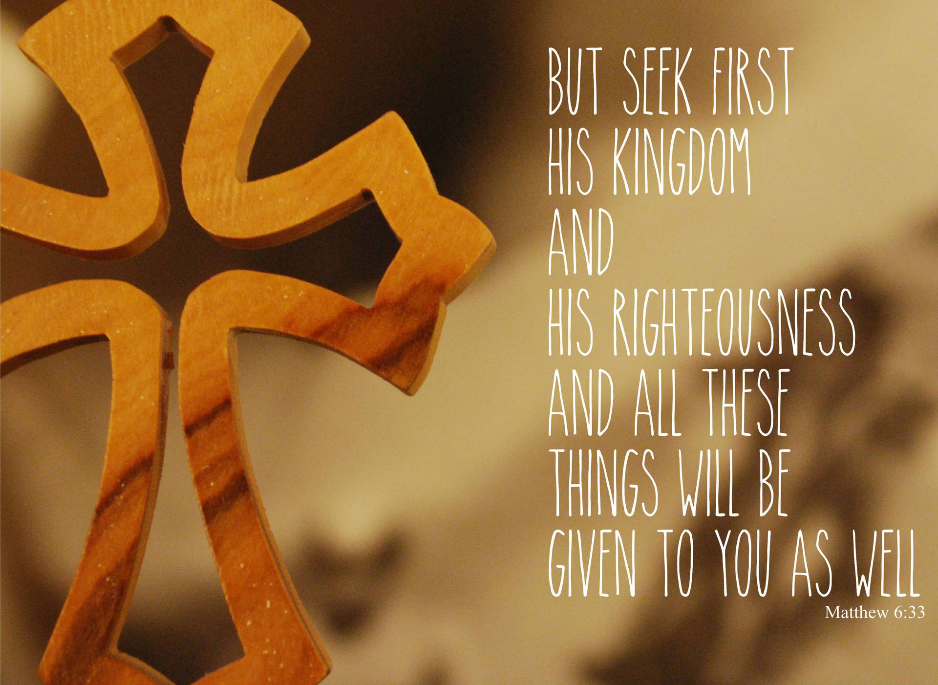 Seek The Kingdom Bible Quote Background