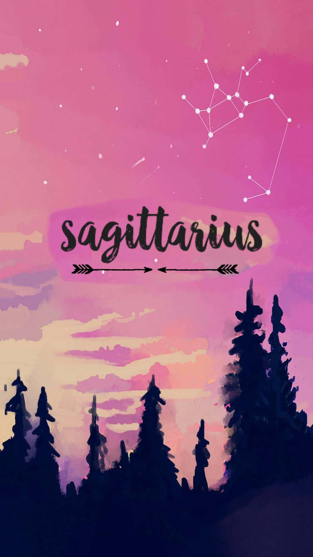 Seek Truth And Insight - Sagittarius Aesthetic Background