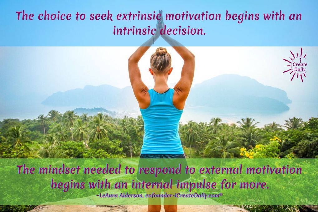 Seeking Intrinsic And Extrinsic Motivation Background