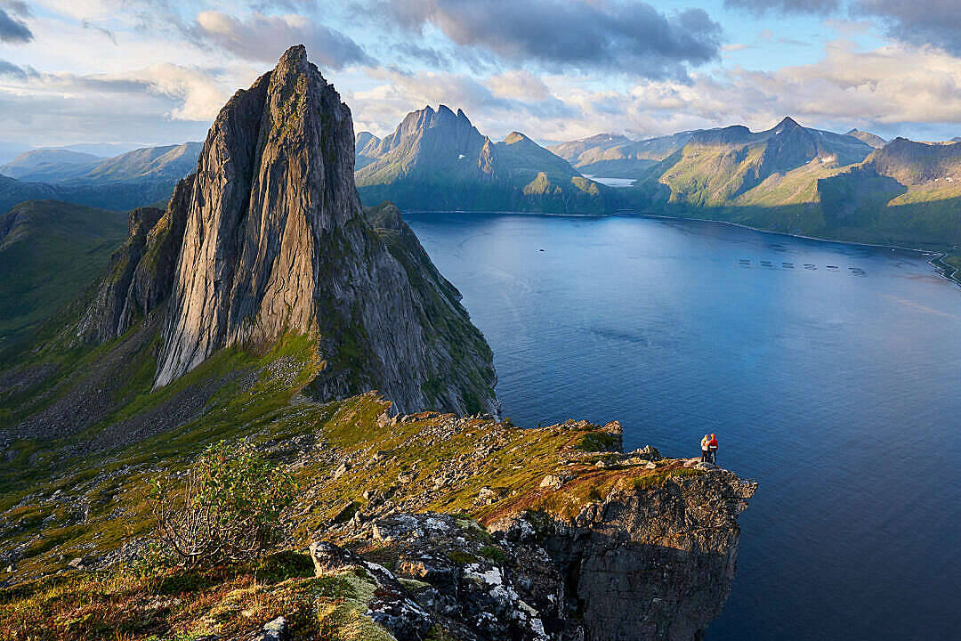 Segla Mountain Norway 1080p Hd Desktop Background