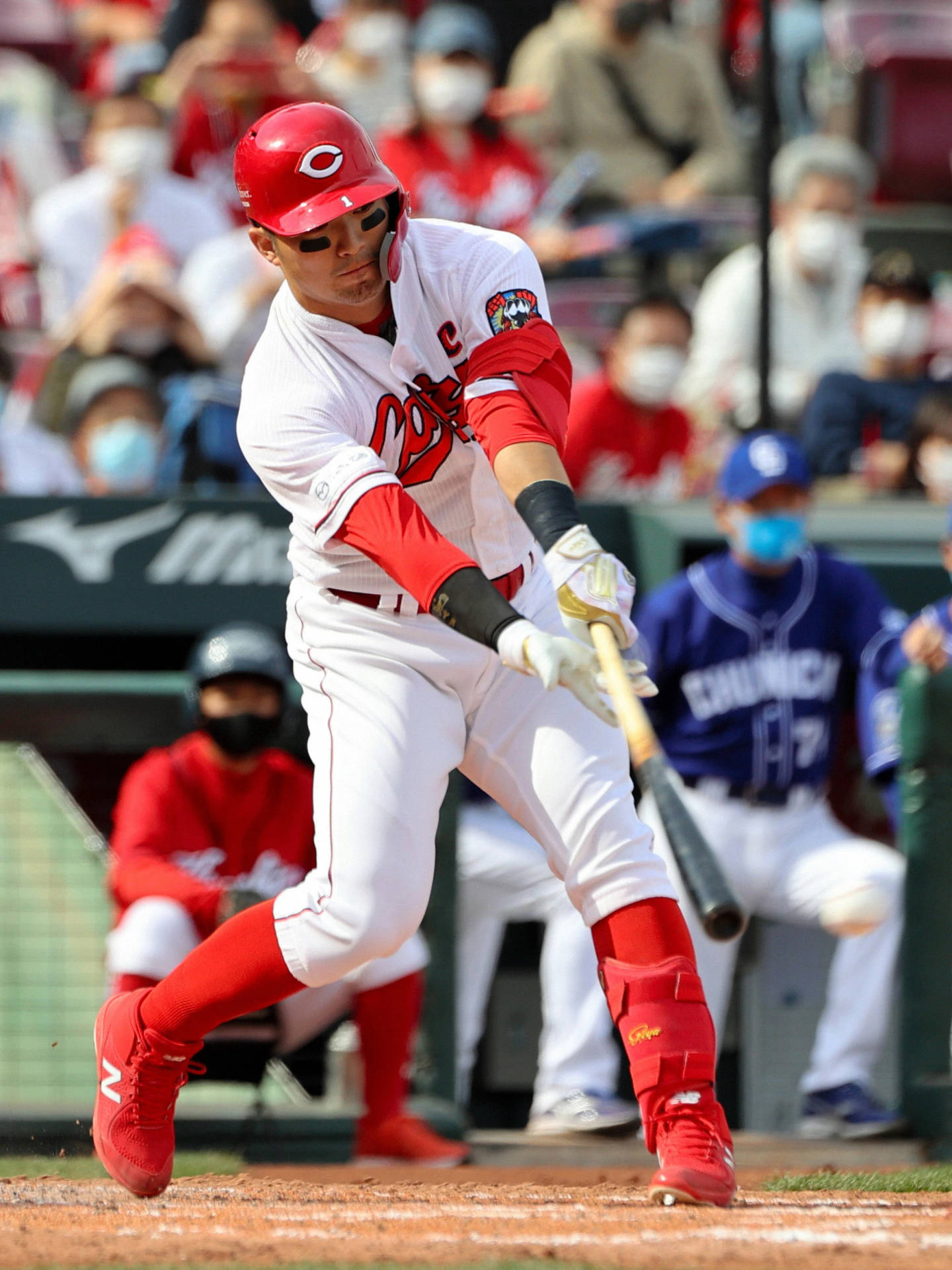 Seiya Suzuki In Red Gear