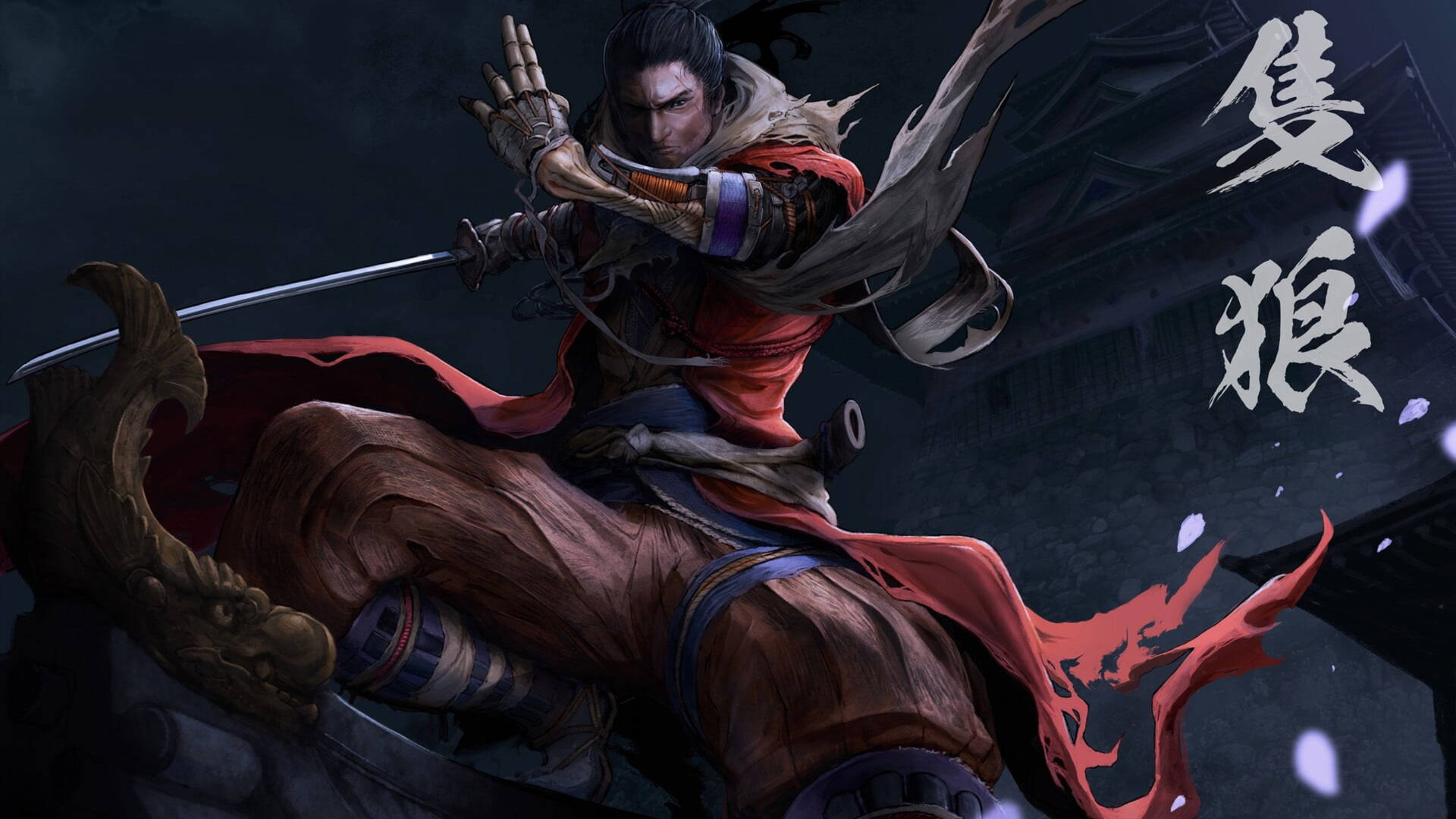 Sekiro Samurai Poster Background
