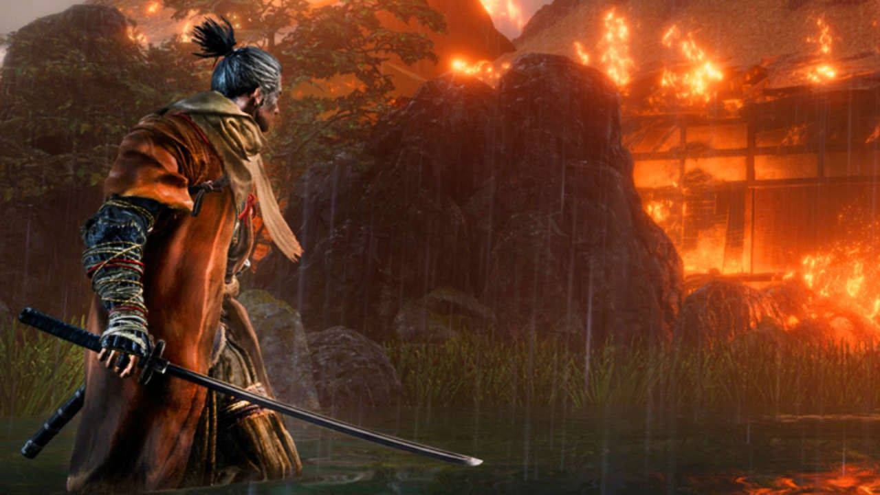Sekiro Shadows Die Twice And Fire Background