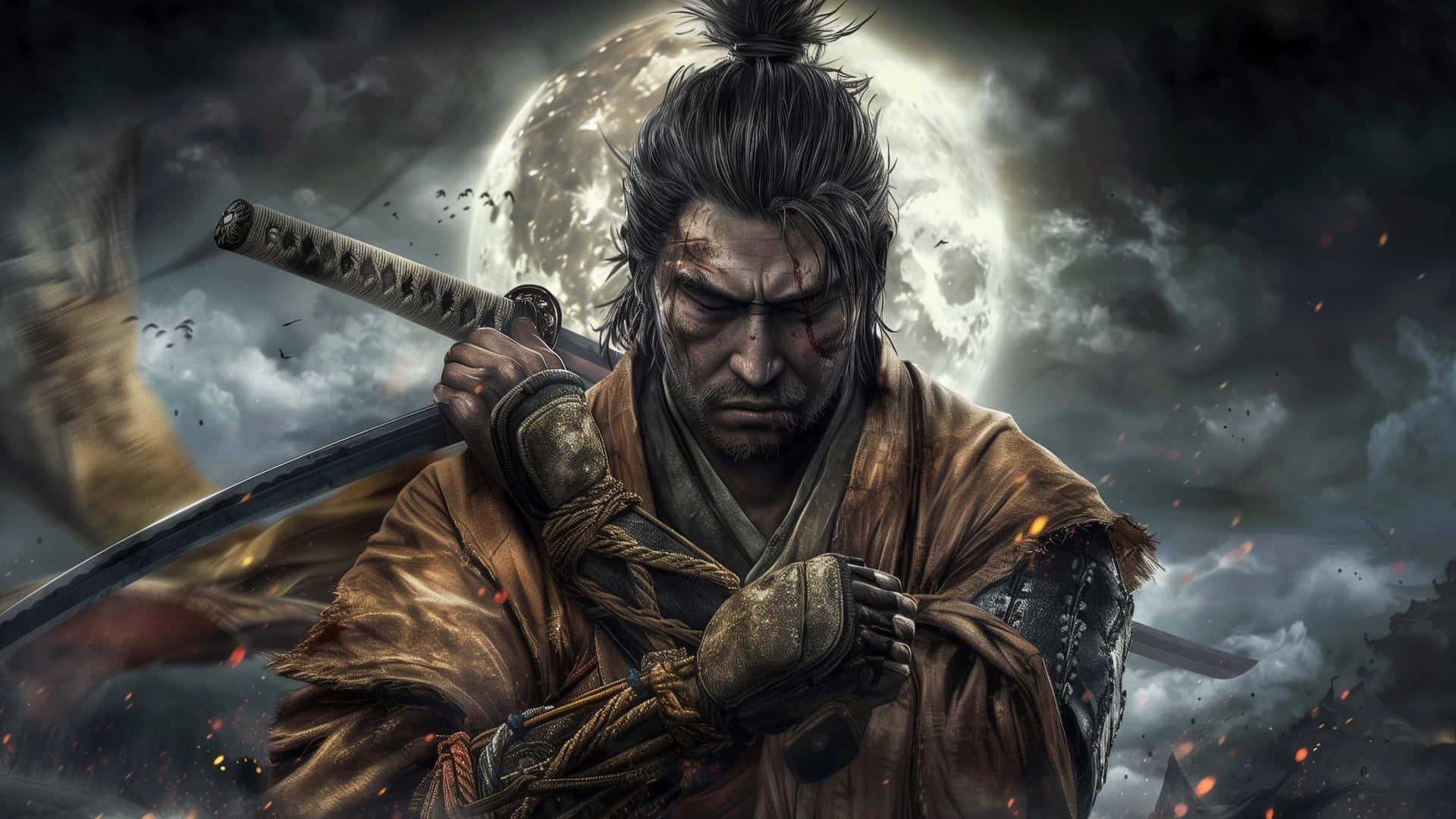 Sekiro Shadows Die Twice Warrior4 K Background